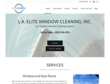 Tablet Screenshot of elitewindowcleaning.net
